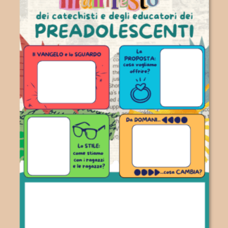Manifesto dei catechisti e degli educatori dei preadolescenti