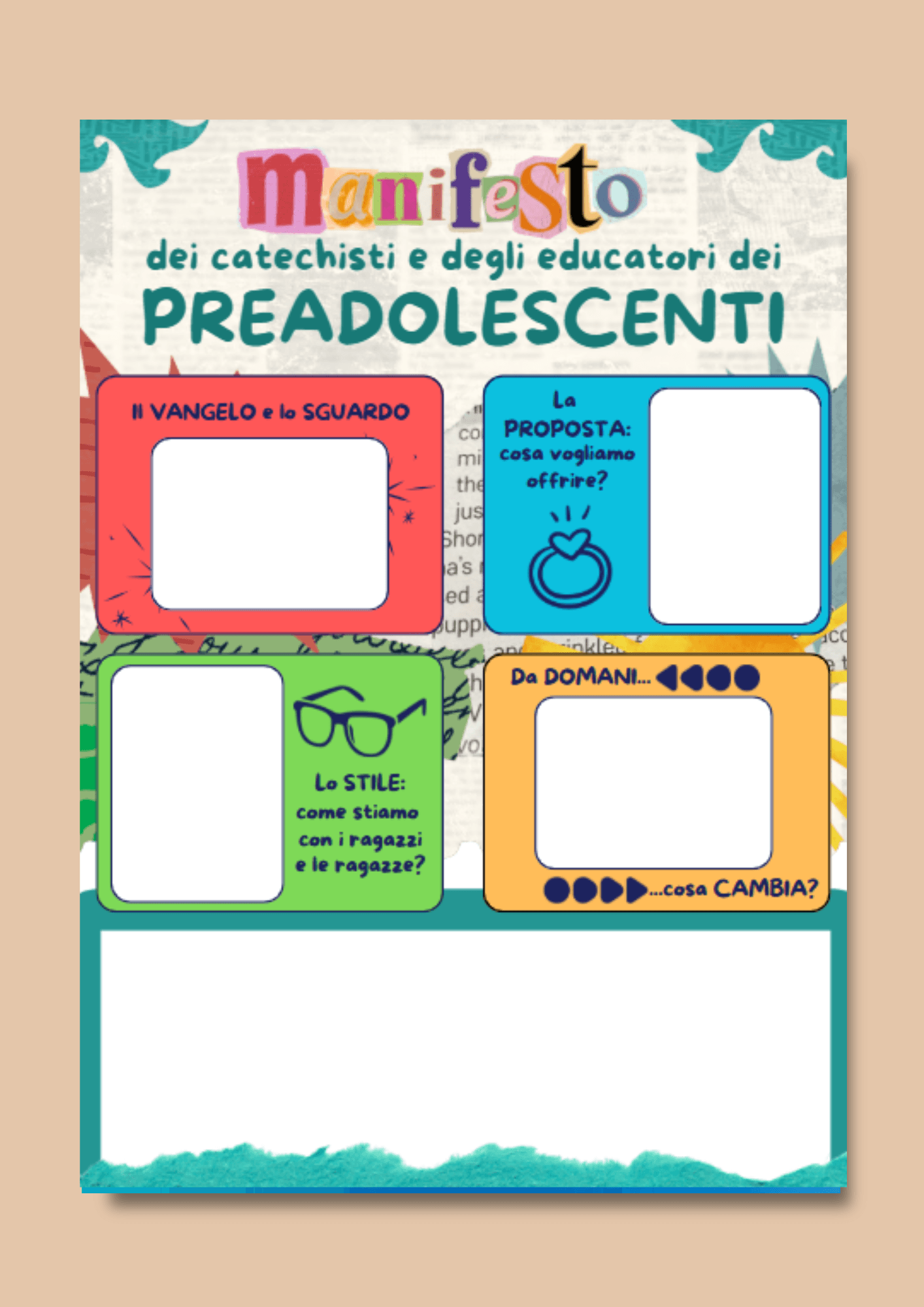 Manifesto dei catechisti e degli educatori dei preadolescenti