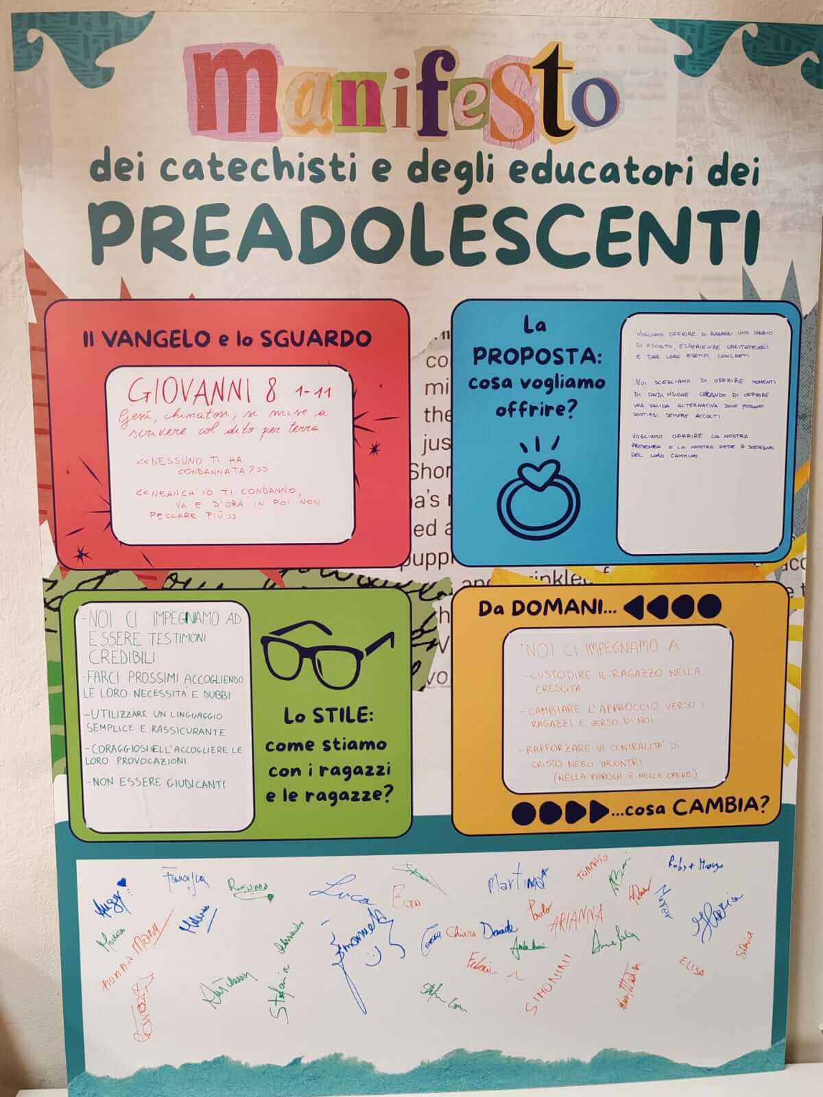 Manifesto dei catechisti e degli educatori dei preadolescenti - immagine 2