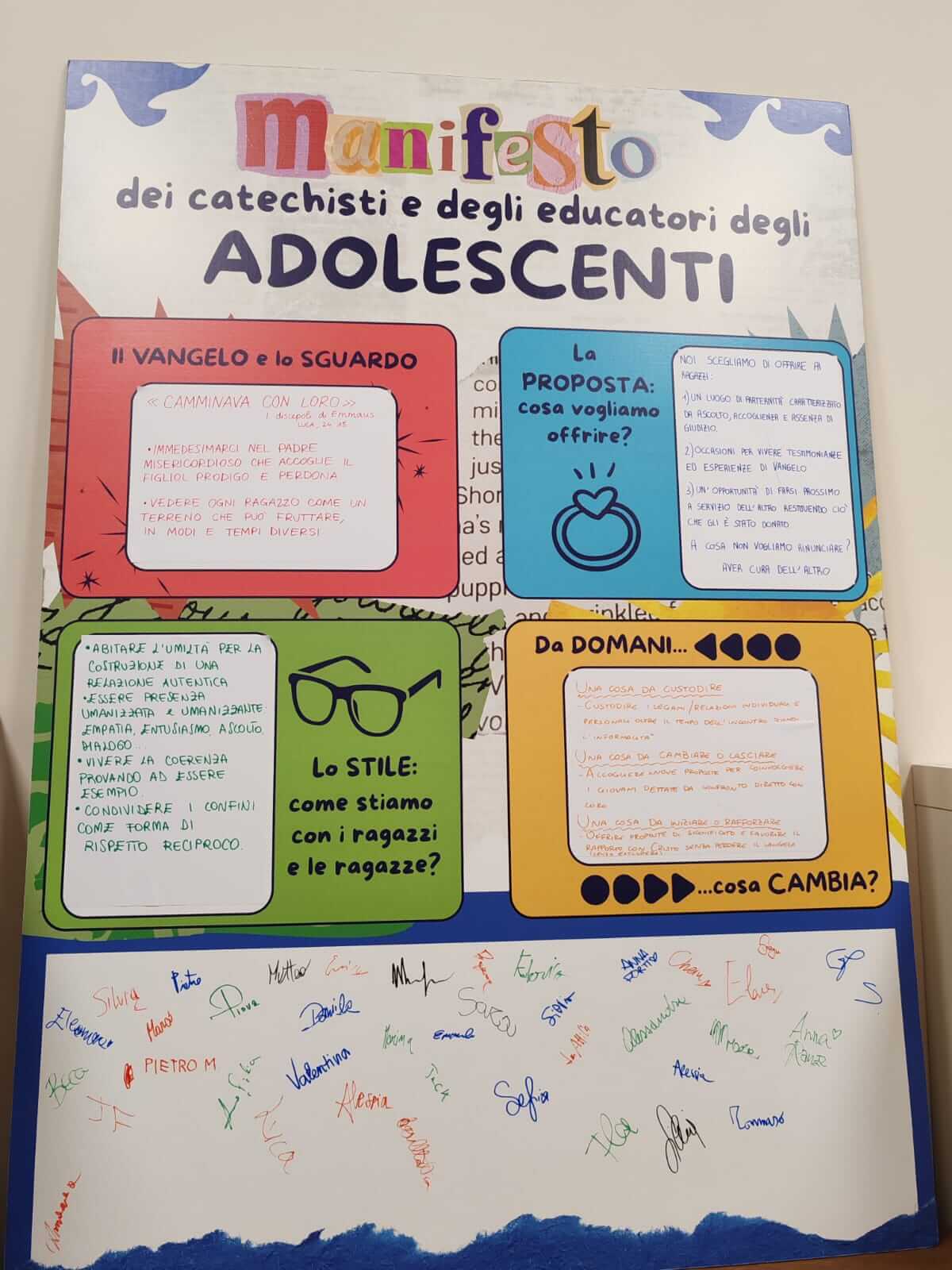 Manifesto dei catechisti e degli educatori degli adolescenti - immagine 2